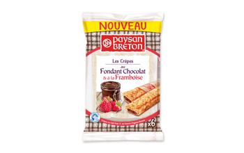 Nouvelle saveur à découvrir dans la gamme Crêpes Fourrées Paysan Breton 