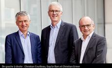 De gauche à droite : Christian Couilleau, Guy Le Bars et Christian Griner